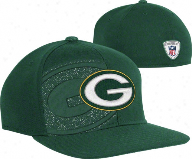 Green Bay Packers Flex Hat: 2011 Player 2nd Season Sideline Flxe Hat