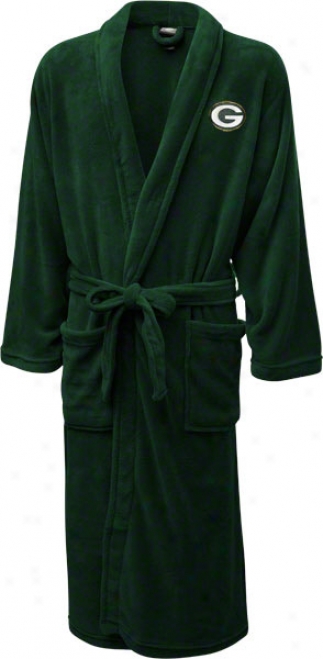 Green Bay Packers Green Plush Team Robe