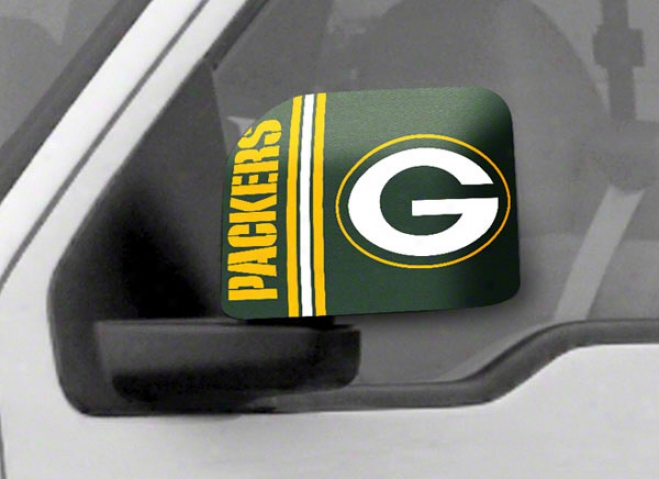 Green Bay Packers Large Car Mirror Covers