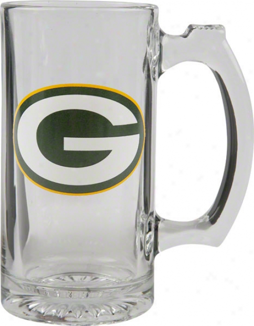 Green Bay Packers Logo Glass Tankard