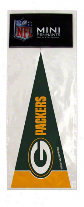 Green Bay Packers Mini Pennant Set: 8-pzck