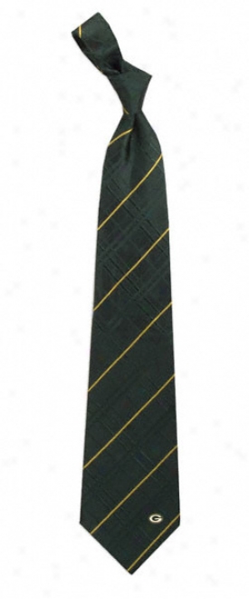 Green Bay Packers Oxford Woven Silk Tie