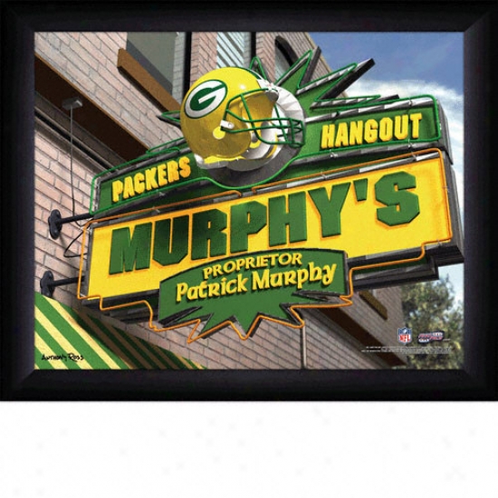 Green Bay Packers Personalized Sports Pub Print