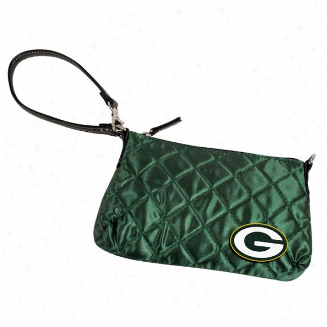 Lawn Bay Packers Quilted Wristlef