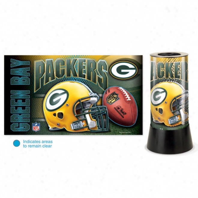 Green Bay Packers Rotating Lamp