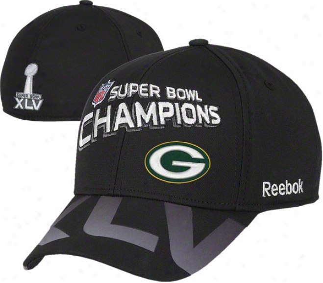 Green Bay Packers Super Bowl Xlv Champions Locker Room Flex Hat