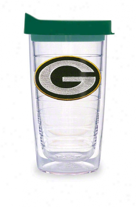 Green Bay Packers Tervis Tumbler 16 Oz Cup W/ Lid