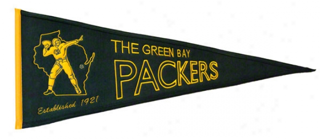 Green Bay Packers Throwback Pennant