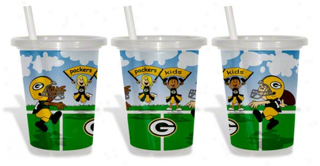 Green Bay Packers To-go Sippy Cup 3-pack