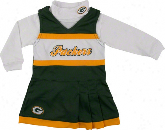 Green Bay Packers Toddler Jumper And Turtleneck Set