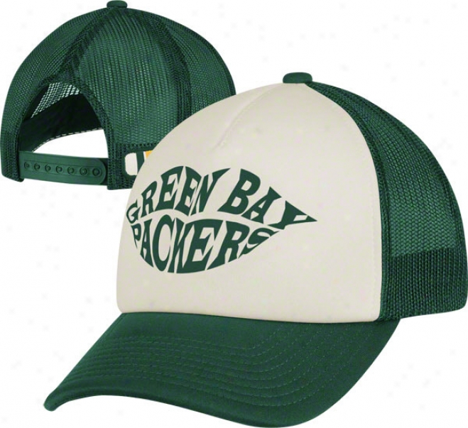 Green Bay Packers Women's Hat: Foam Trucker Hat