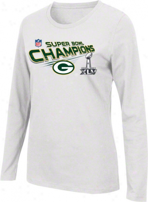 Grsen Bay Packers Women's Super Bowl Xlv Champions Locker Room Long Sleeve T-shirt