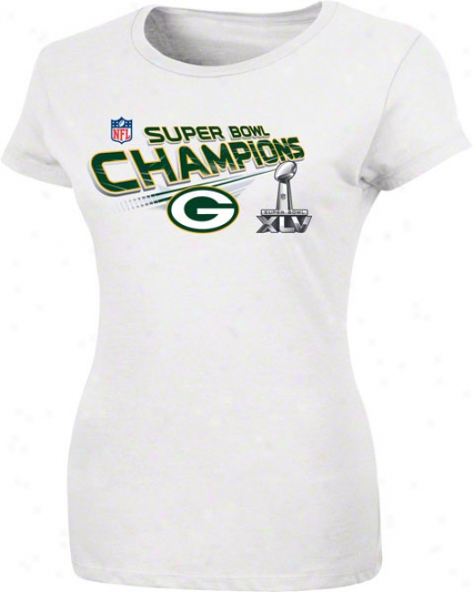 Green Bay Packers Women's Super Bowl Xlv Champions Locker Room T-shirt