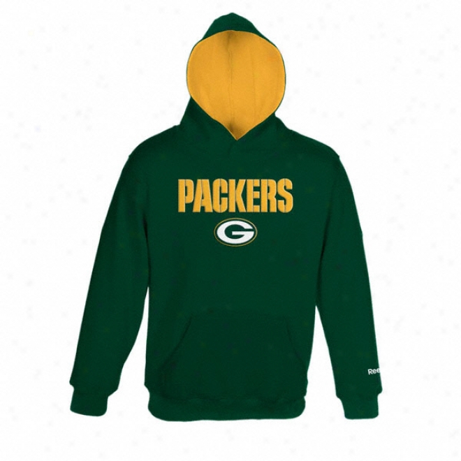 Green Bay Packers Youth Sportsman Clip Hooded Sweatshirt