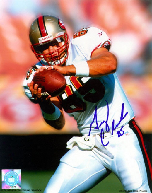 Greg Clark San Francisco 49ers Autographed 8x10 Photograph