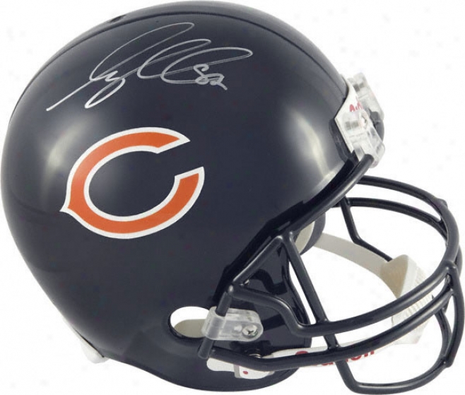 Gregg Olsen Autograpned Helmet  Details: Chicago Bears, Riddell Replica Helmet