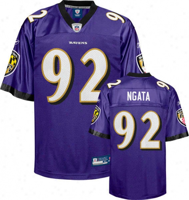 Haloti Ngata Purple Reebok Nfl Baltimore Ravens Infant Jersey