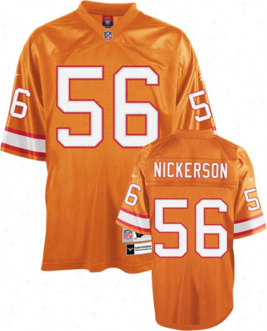 Hardy Nickerson Orange Reebok Nfl Premier Throwback Tampa Bay Buccaneers Jersey