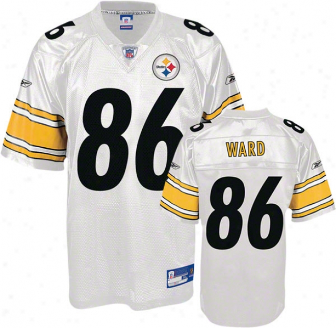Hines Watch Youth Jersey: Reebok White Replica #66 Pittsburgh Steelers Jersey