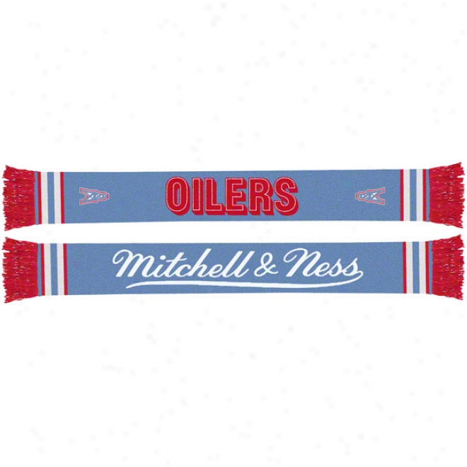 Houston Oilers Mitchell & Ness Throwback Team Scarf