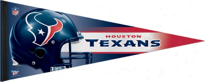 Houston Texans 12x30 Premium Pennant