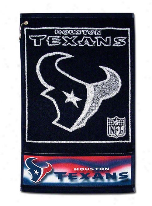 Houston Texans 16x24 Jacquard Gokf Towel