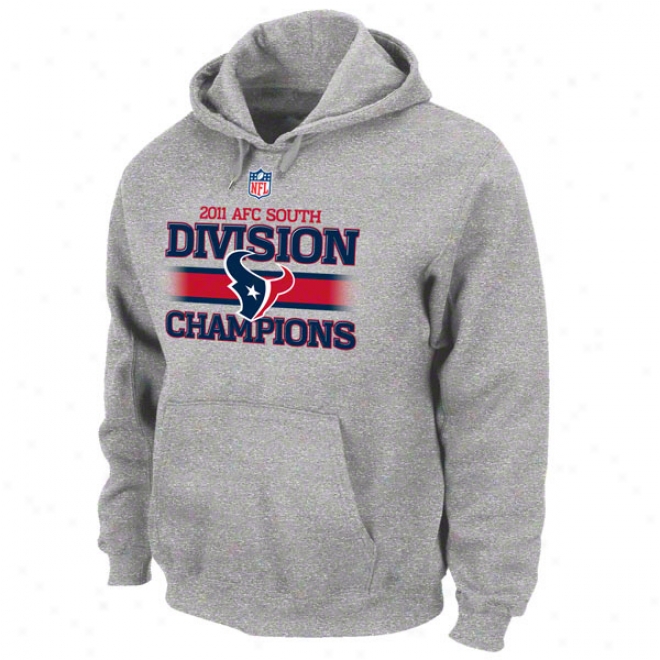 Houston Texans 2011 Afc South Division Champions Authoritative Locker Place Hooded Sweatshirt