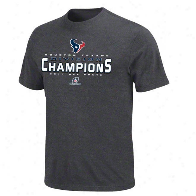 Houston Texans 2011 Afc South Division Champions Xlvi Playoffs T-shirt