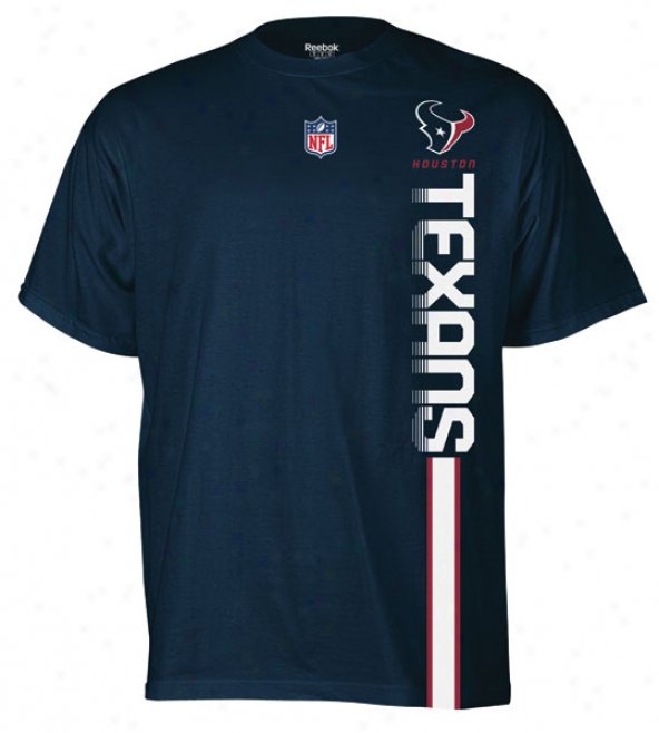 Houston Texans 2011 Sideline Power Left Navy T-shirt