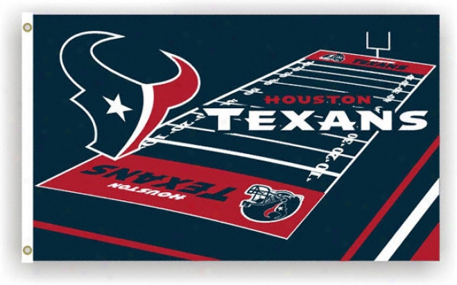 Houston Texans 3x5 Helmet Flag