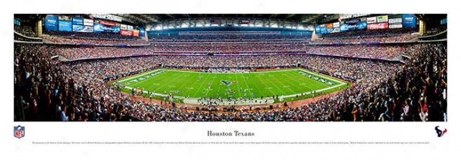 Houston Texans 40x13 Unframed Panoramic