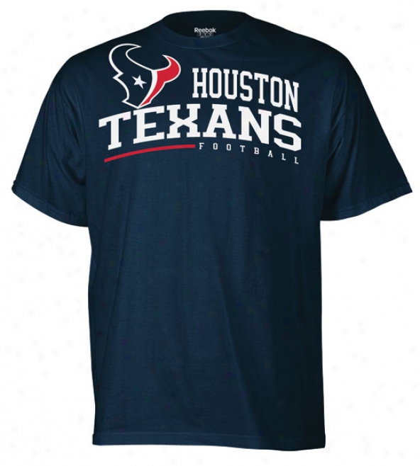 Houston Texans Arched Horizon Navy T-shirt