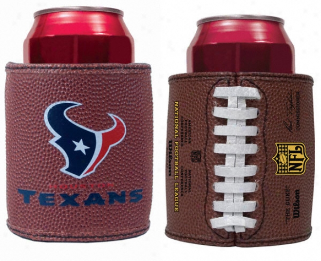 Houston Texans Authentic Football Grip Be able to Koozie - Set Of 2