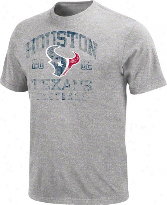 Houston Texans Gray Hall Of Famer Gamer Ii T-shirt