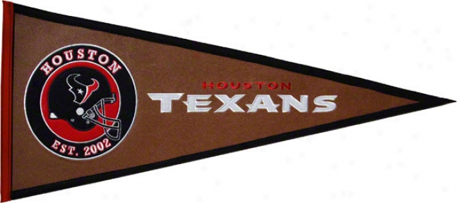 Houston Texans Pigskin Pennant