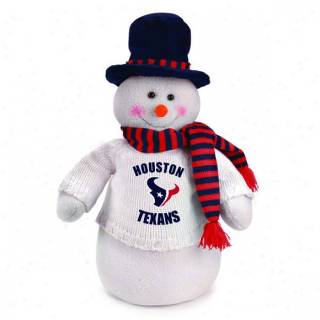 Houston Texans Plush Snowman
