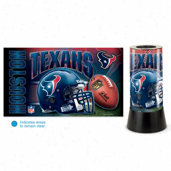 Houston Texans Rotating Lamp