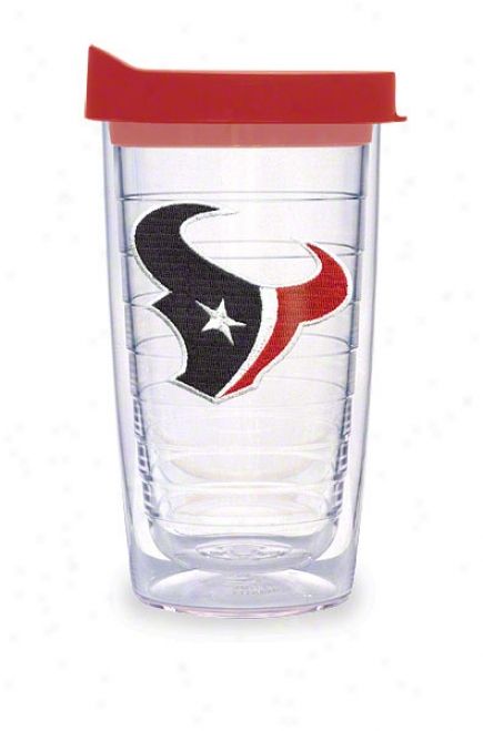 Houston Texans Tervis Tumbler 16 Oz Cup W/ Lid