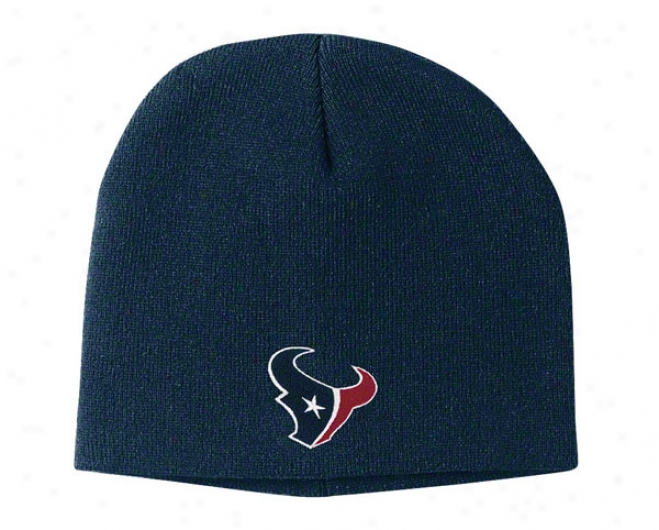 Houston Texans Youth/kids Uncuffed Knit Hat