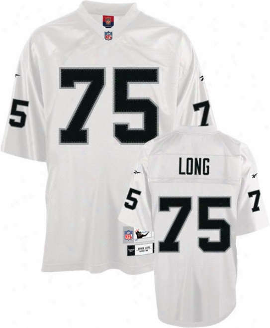 Howie Slow Los Angeles Raiders White Nfl Premier 1988 Throwback Jersey