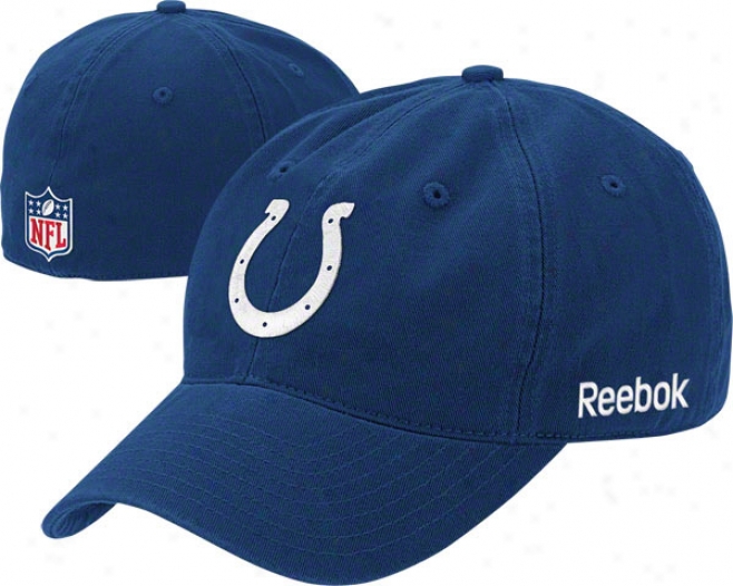 Indianapolis Colts 2011 Blue Fitted Sideline Slouch Cardinal's office