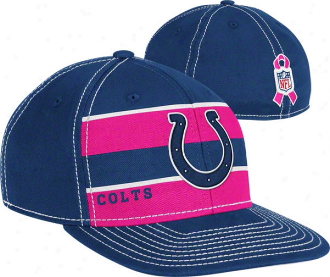 Indianapolis Colts 2011 Breast Cancer Awareness Player Sideline Flex Hat