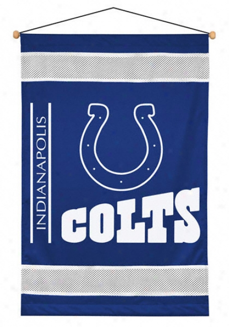 Indianapolis Colts 29.5x45 Sideline Wall Hanging