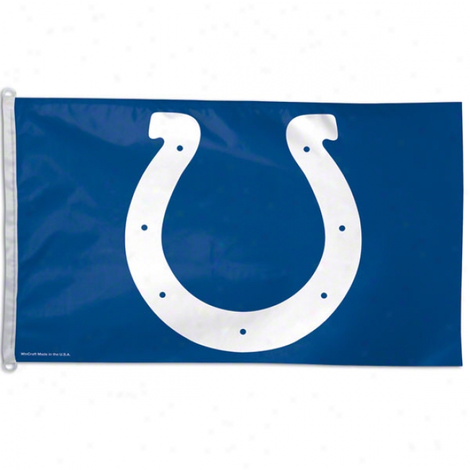 Indianapolis Colys 3x5 Logo Flag