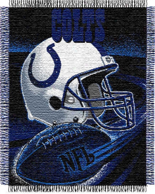 Indianapolis Colts 48x60 Spiral Triple Woven Jacquard Throw