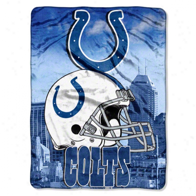 Indianapolis Colts 60x80 Aggression Raschel Cast