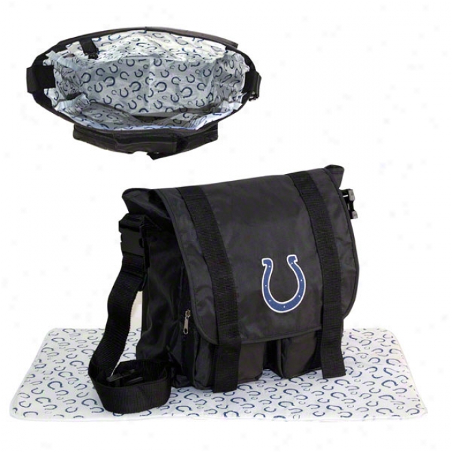 Indianapolis Colts Mourning Sitter Diaper Bag
