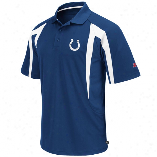 Indianapolis Colrs Blue Field Classic Iii Performance Polo