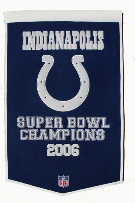 Indianapolis Colts Dynasty Banner