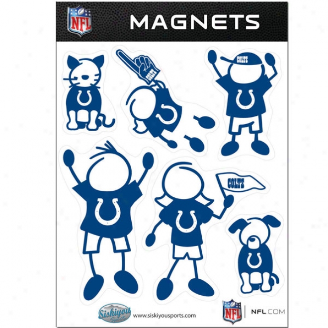 Indianapolis Colts Family Magnets